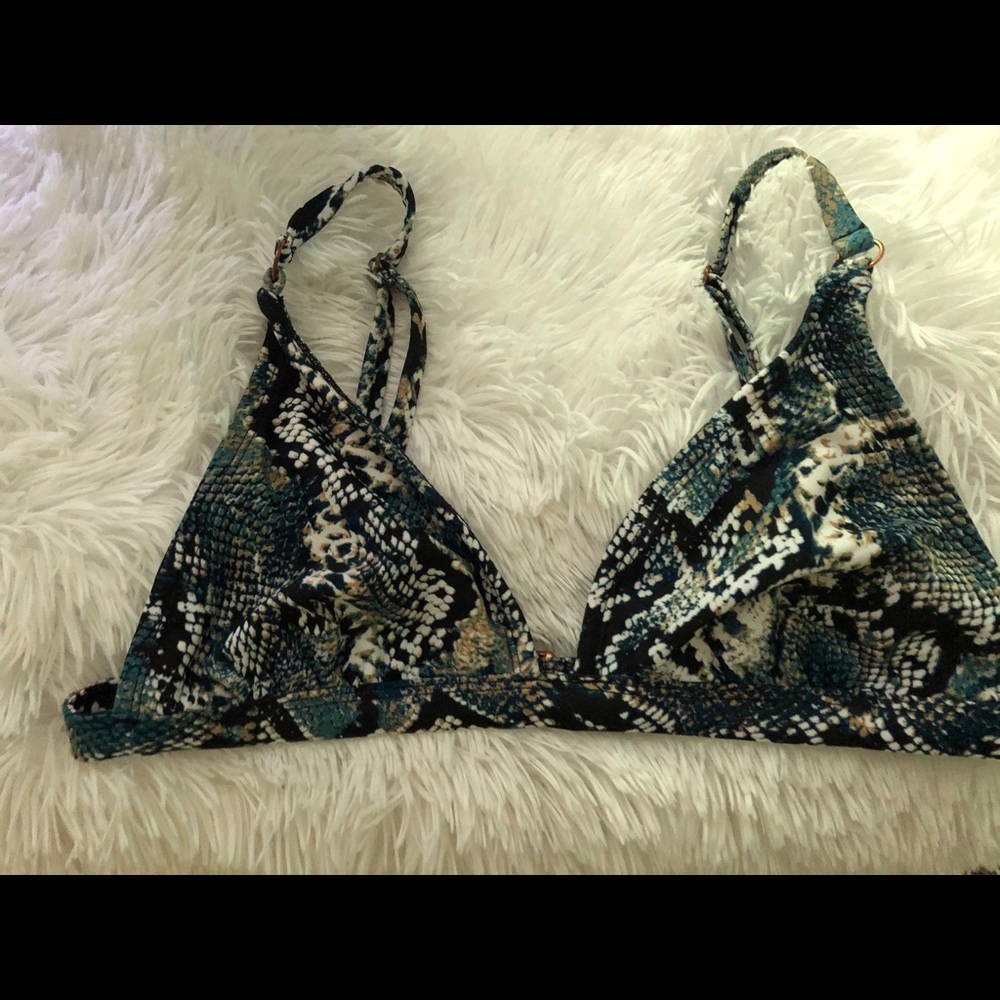 Snake Skin Bikini top